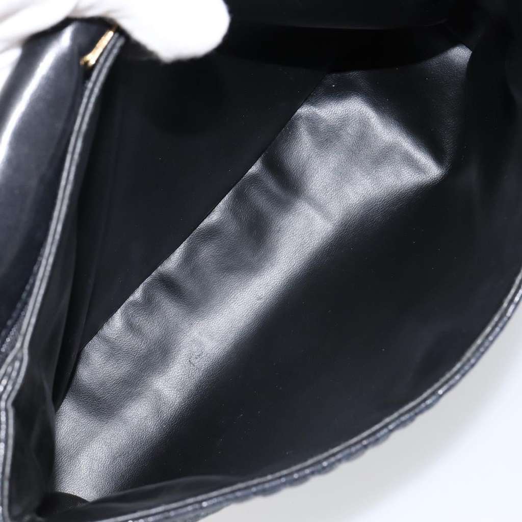 Bally Vintage Handbag Black Leather Good condition - Box View