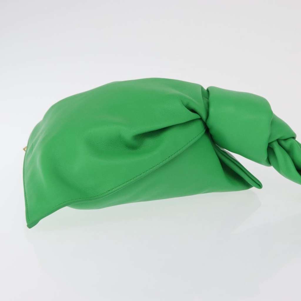 Bottega Veneta BV Twist Bag Green Leather Good condition - Inside View