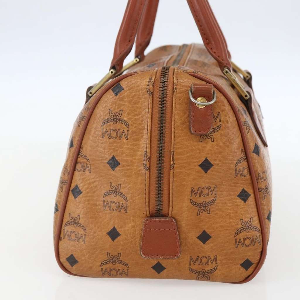Mcm Visetos logogramme Handbag Brown Canvas Good condition - Model View