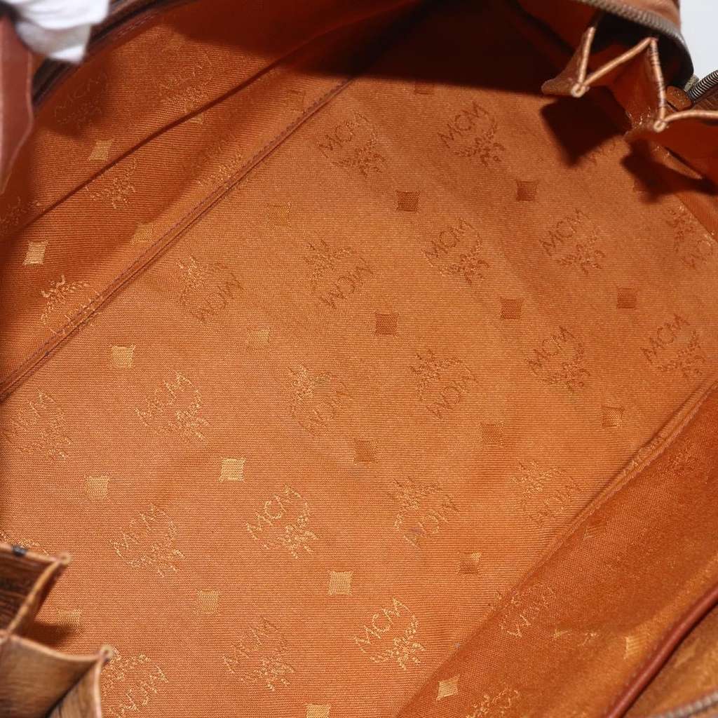 Mcm Visetos logogramme Handbag Brown Canvas Good condition - Box View