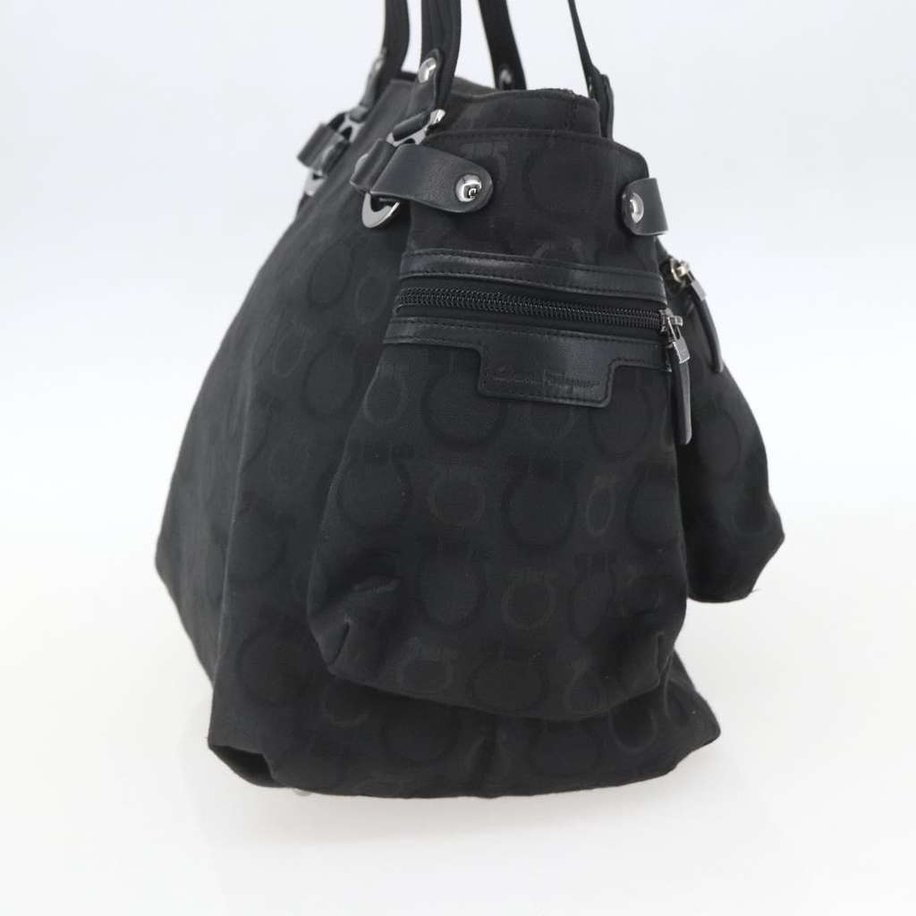 Salvatore Ferragamo Gancini Tote Black Good condition - Inside View
