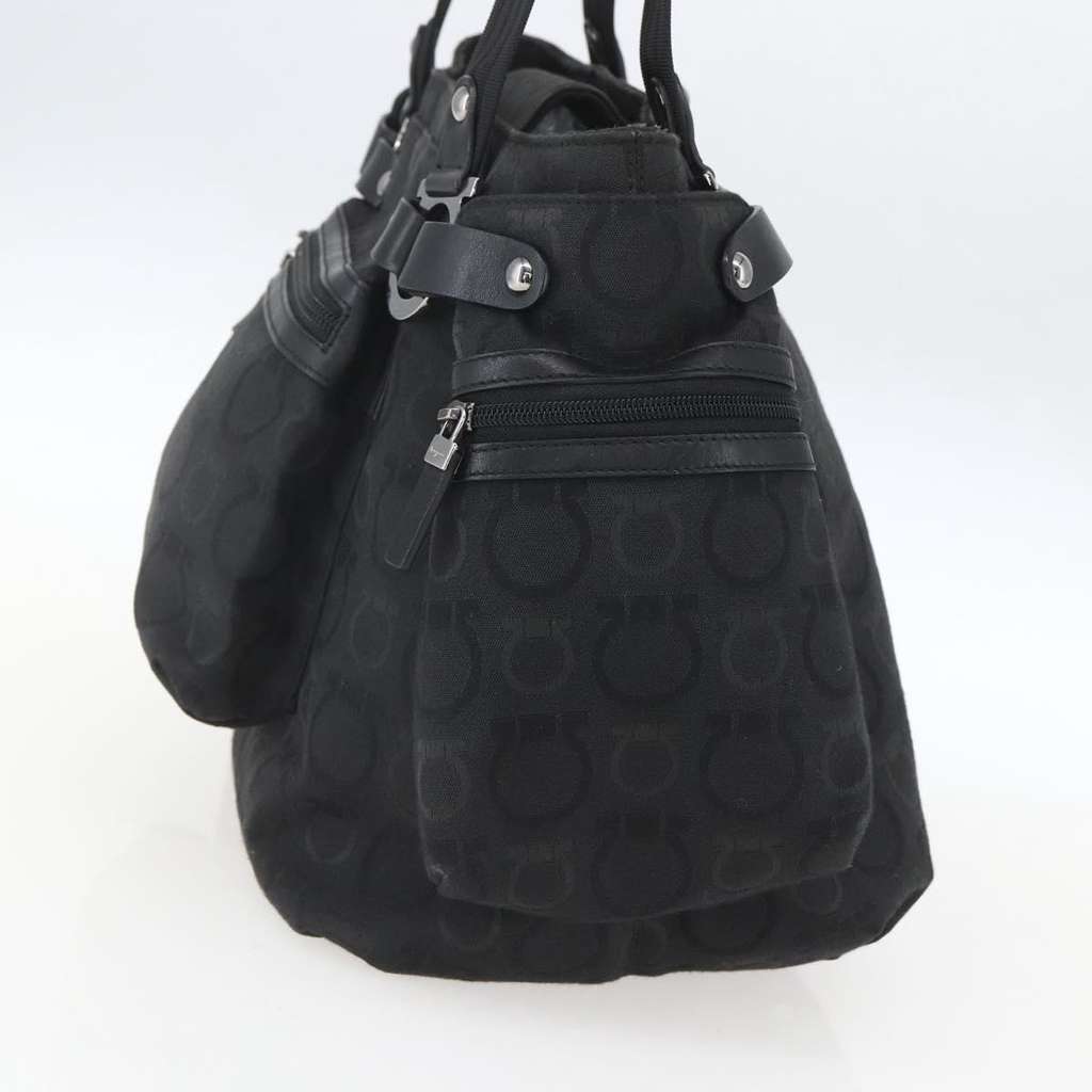 Salvatore Ferragamo Gancini Tote Black Good condition - Model View