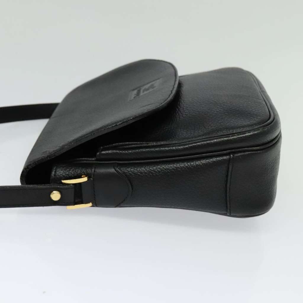 Burberry Vintage Crossbody Bag Black Leather Good condition - Inside View