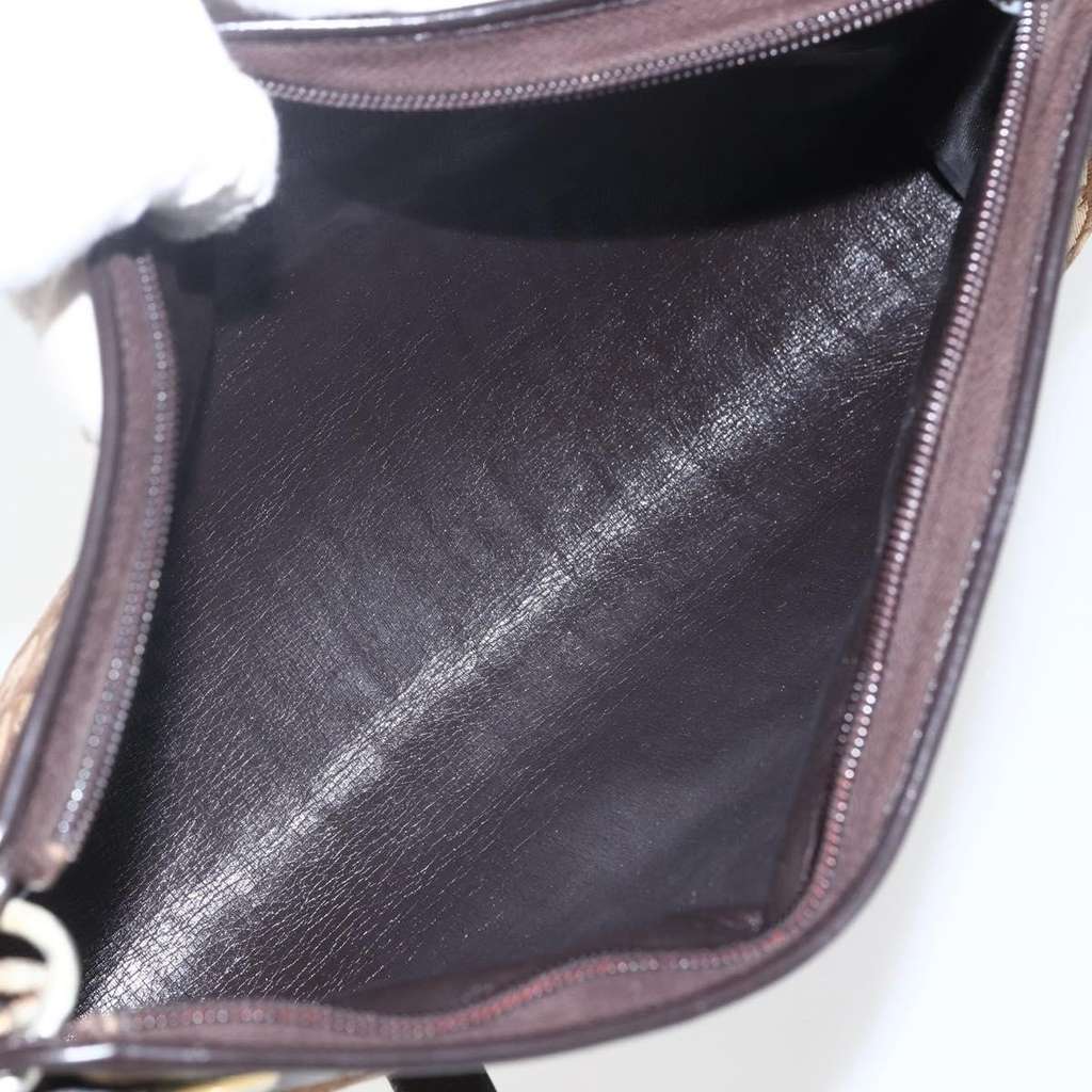 Christian Dior Vintage CD trotter Shoulder bag Beige Canvas Good condition - Box View