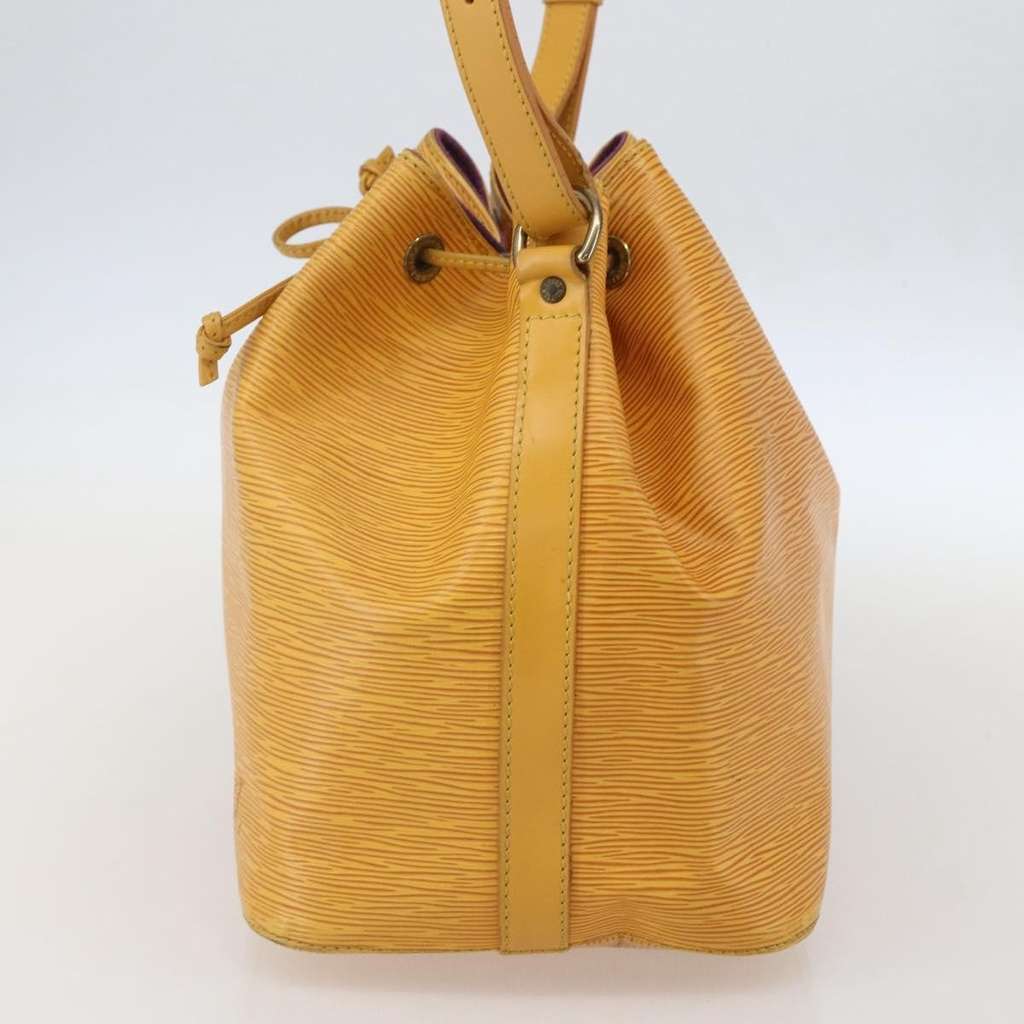 Louis Vuitton Petit Noe Handbag Yellow Leather Good condition - Model View
