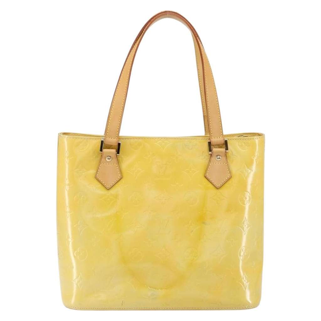 Louis Vuitton Houston Handbag Yellow Good condition - Back View