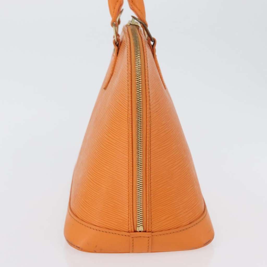 Louis Vuitton Alma Handbag Orange Leather Fair condition - Inside View