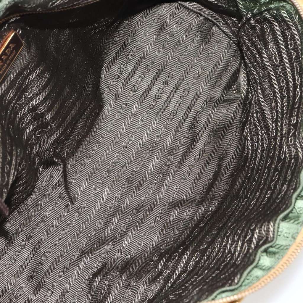 Prada Zip Around Tote Beige Fair condition - Box View