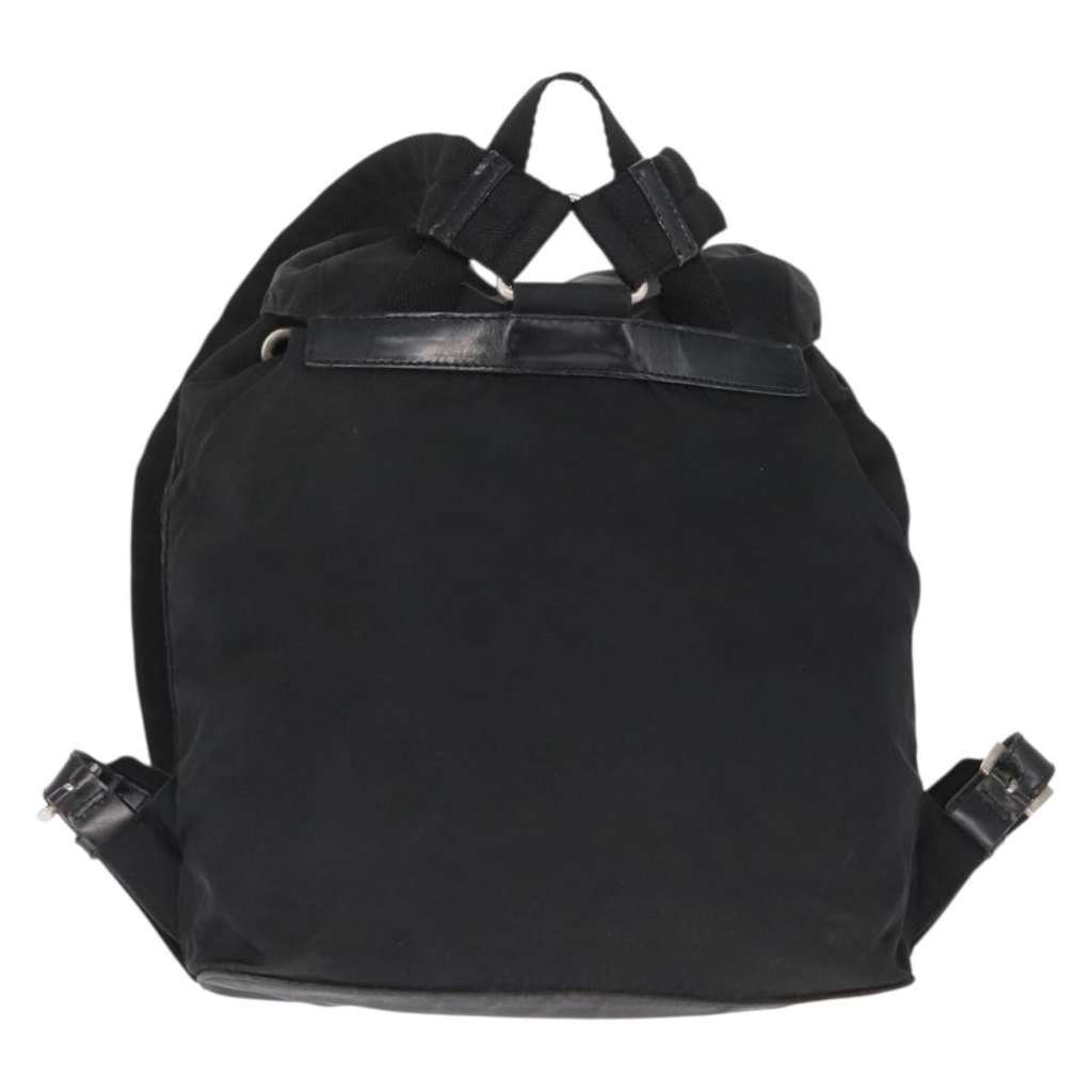 Prada Sac à dos Re-nylon Black Good condition - Back View