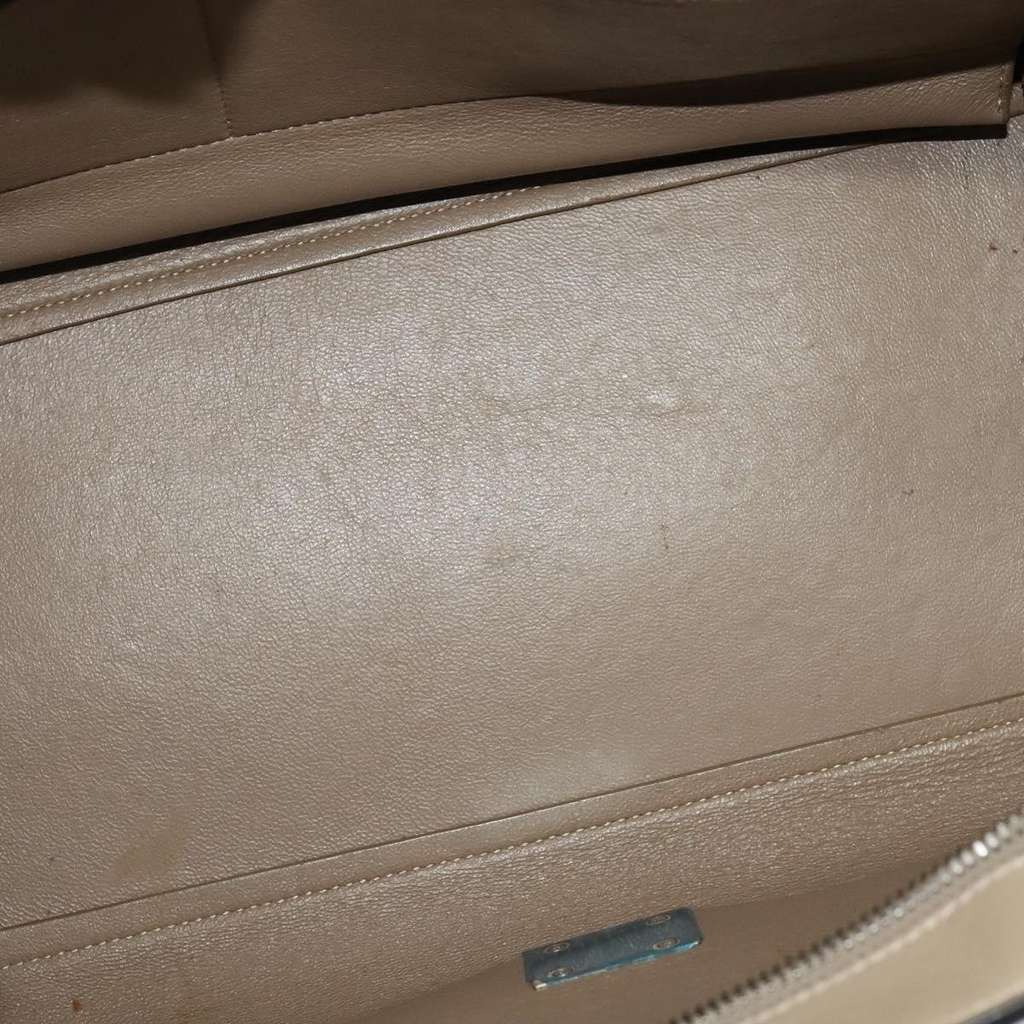 Celine Trapeze Bag Beige Leather Good condition - Box View