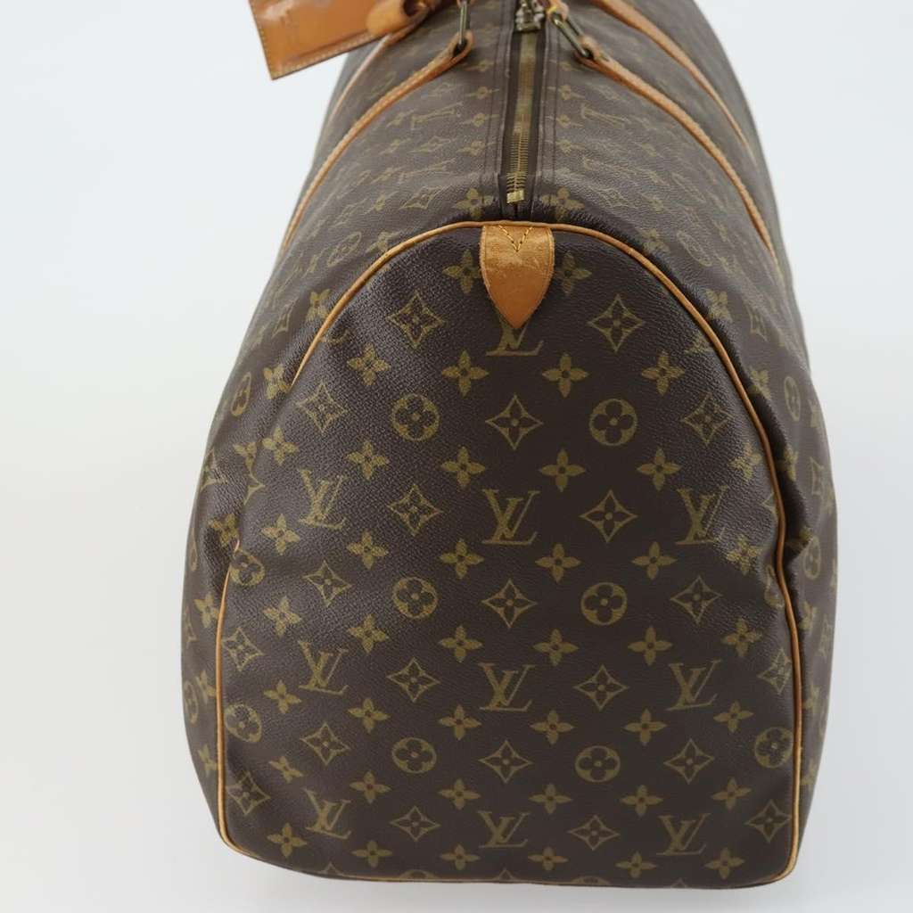 Louis Vuitton Keepall Bag Brown Canvas Fair condition - Inside View