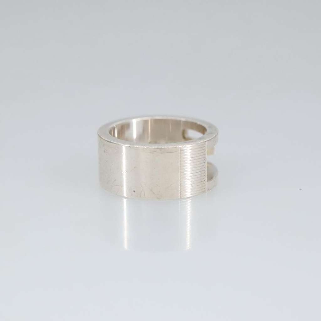 Gucci G Band Ring Silver Silver Good condition - Model View