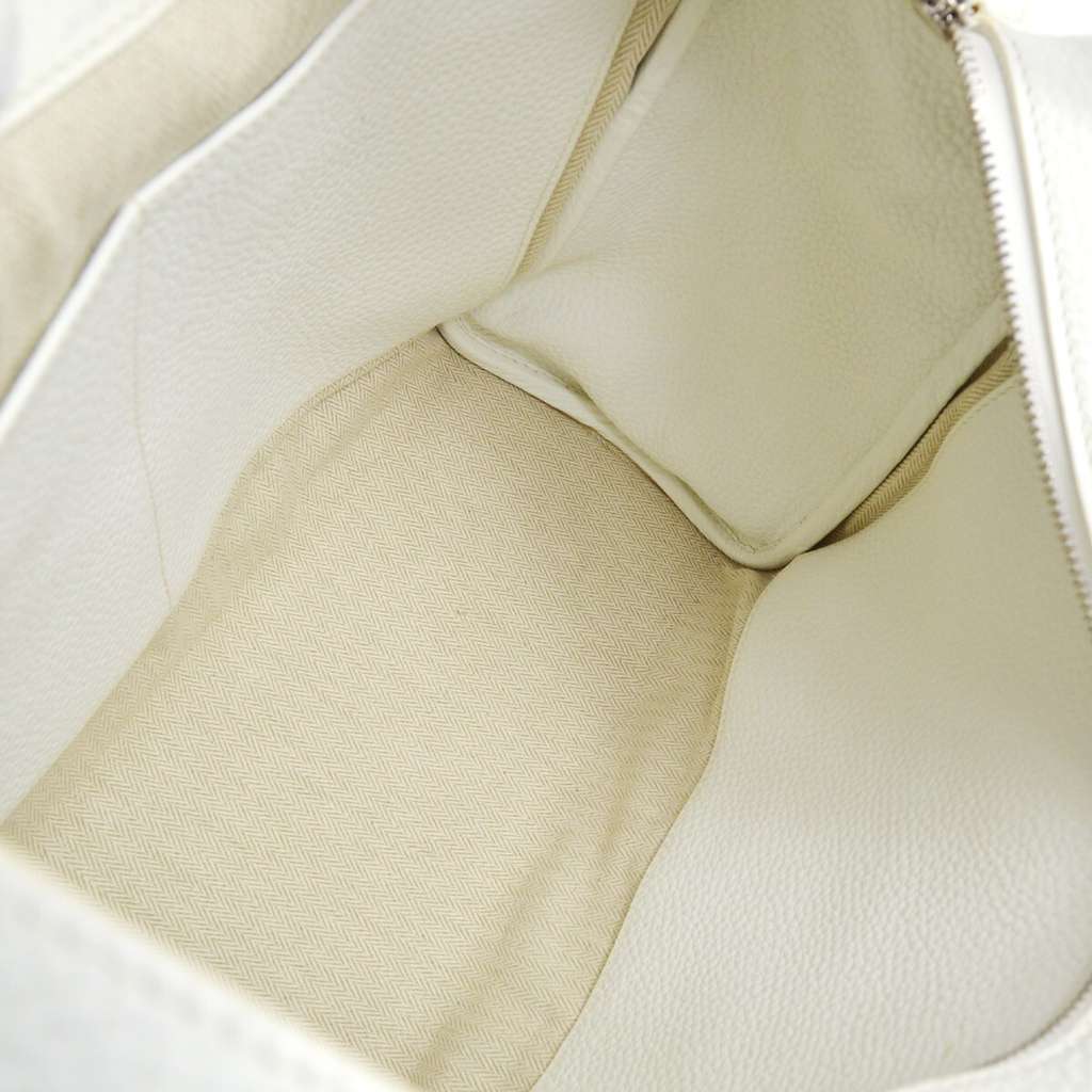 Hermès Pursangle Bag White Leather Good condition - Inside View