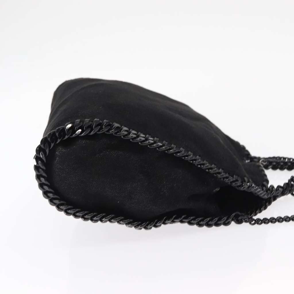 Stella Mccartney Falabella Fold Over Bag Black Polyester Good condition - Inside View