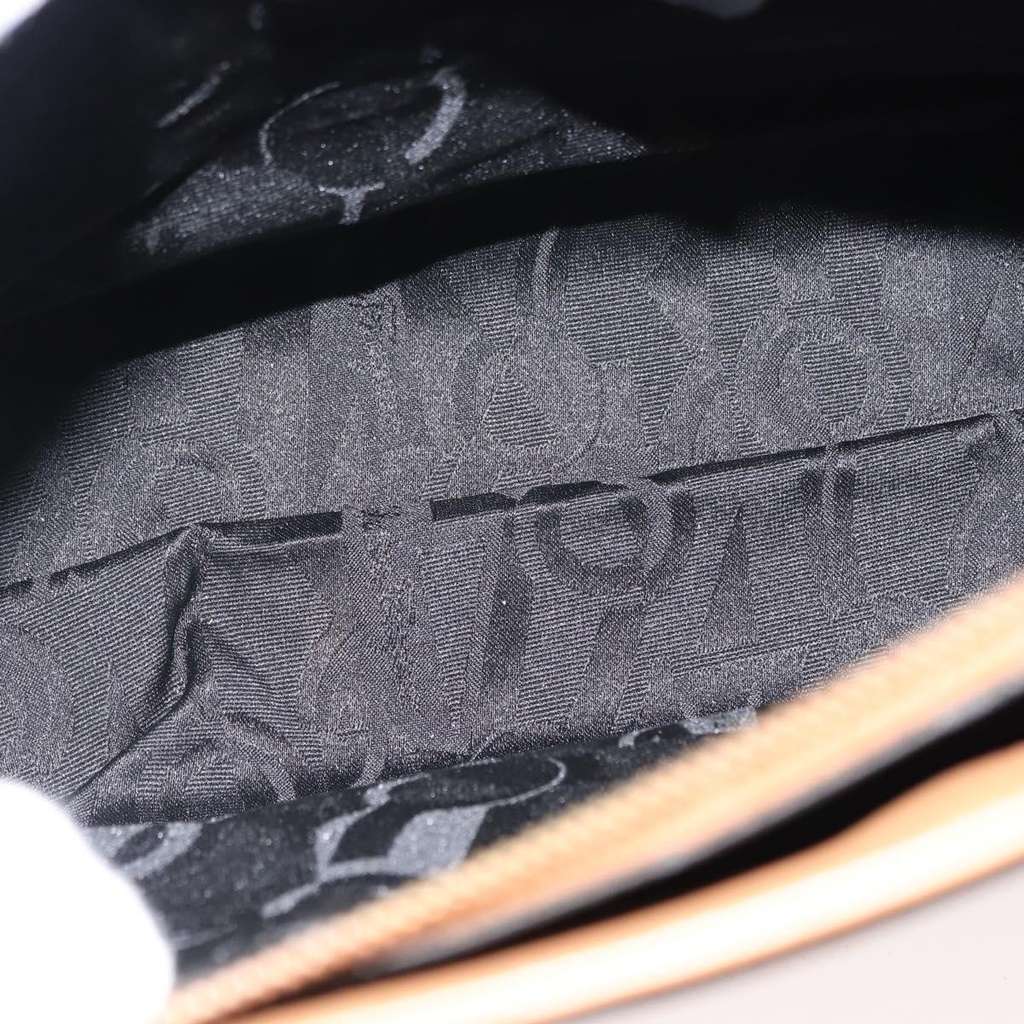 Salvatore Ferragamo Gancini Shoulder Bag Beige Leather Good condition - Box View