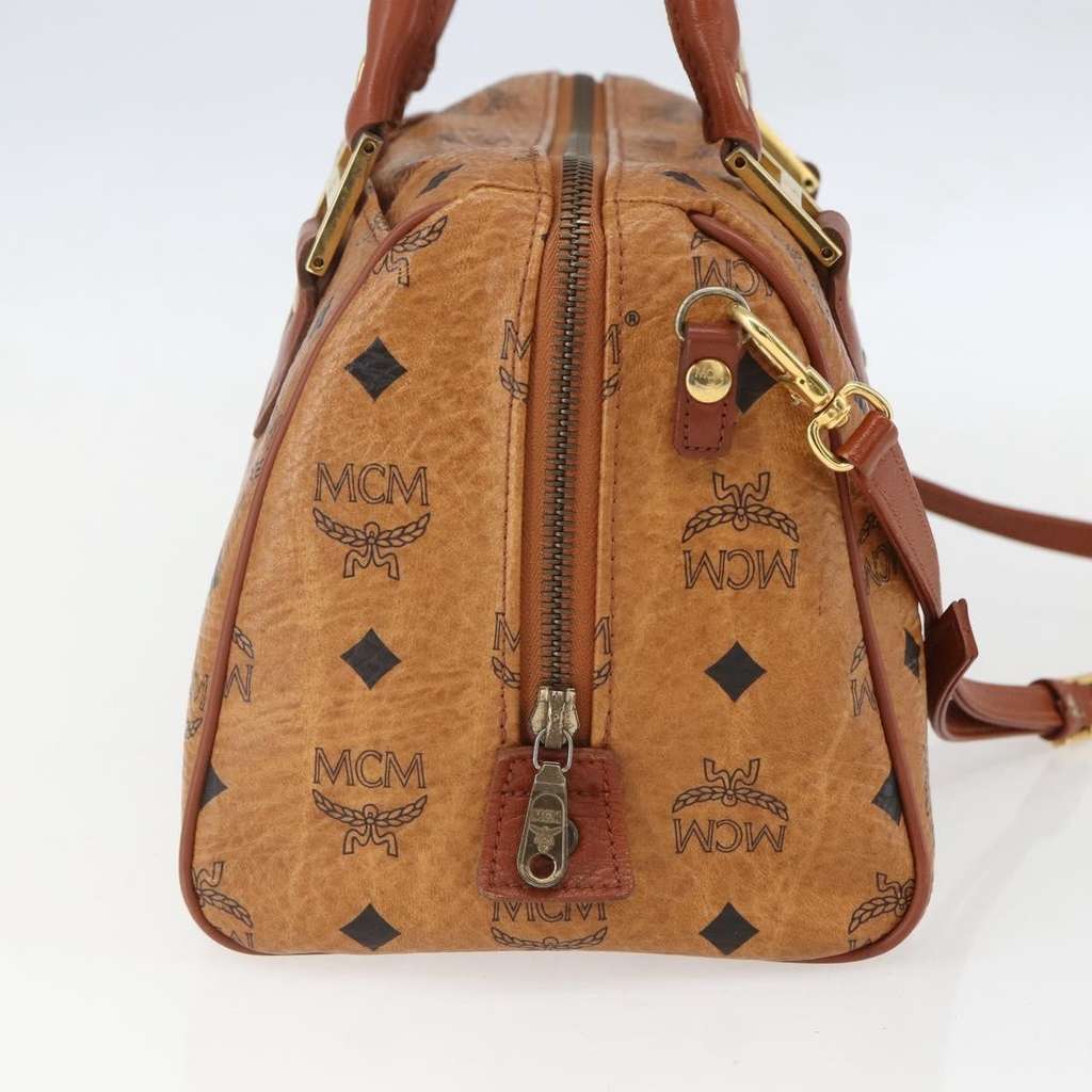 Mcm Visetos logogramme Handbag Brown Canvas Good condition - Inside View