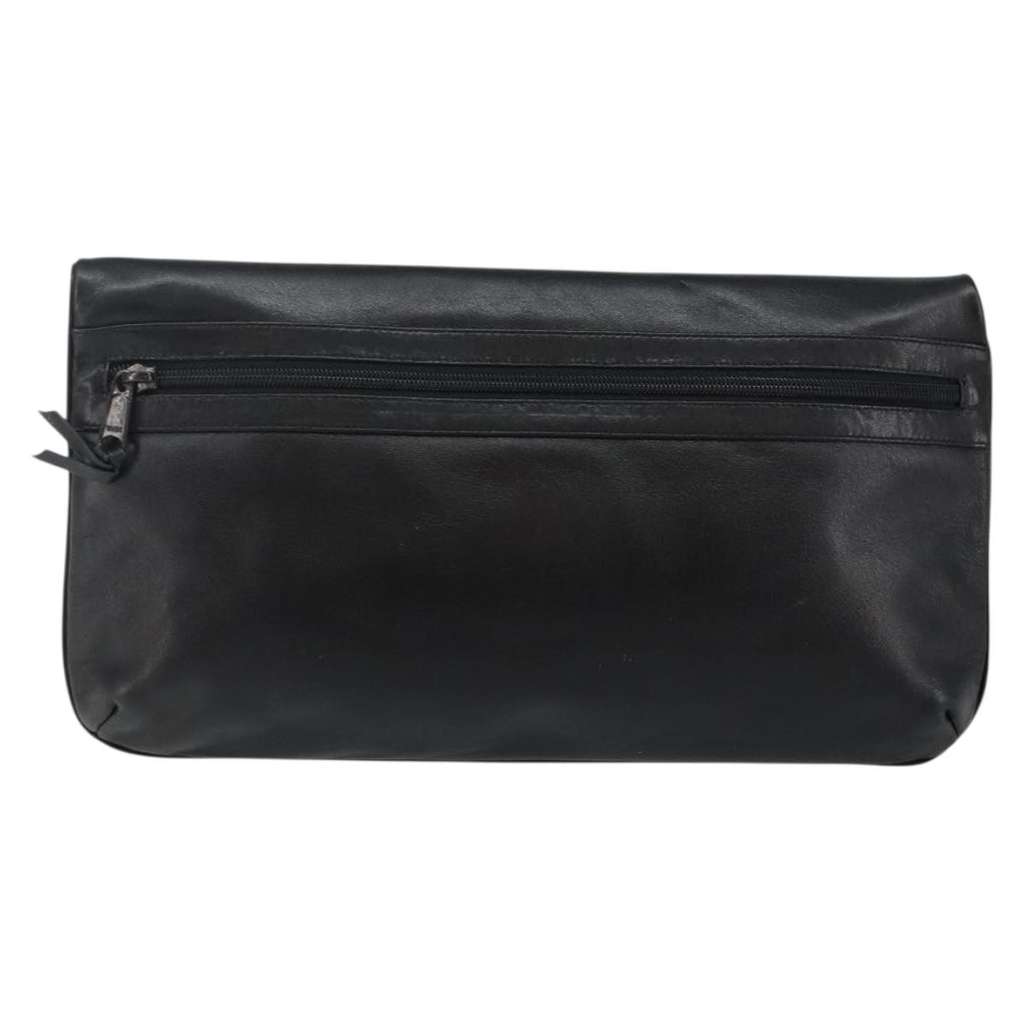 Givenchy 4G pouch Black Leather Good condition - Back View