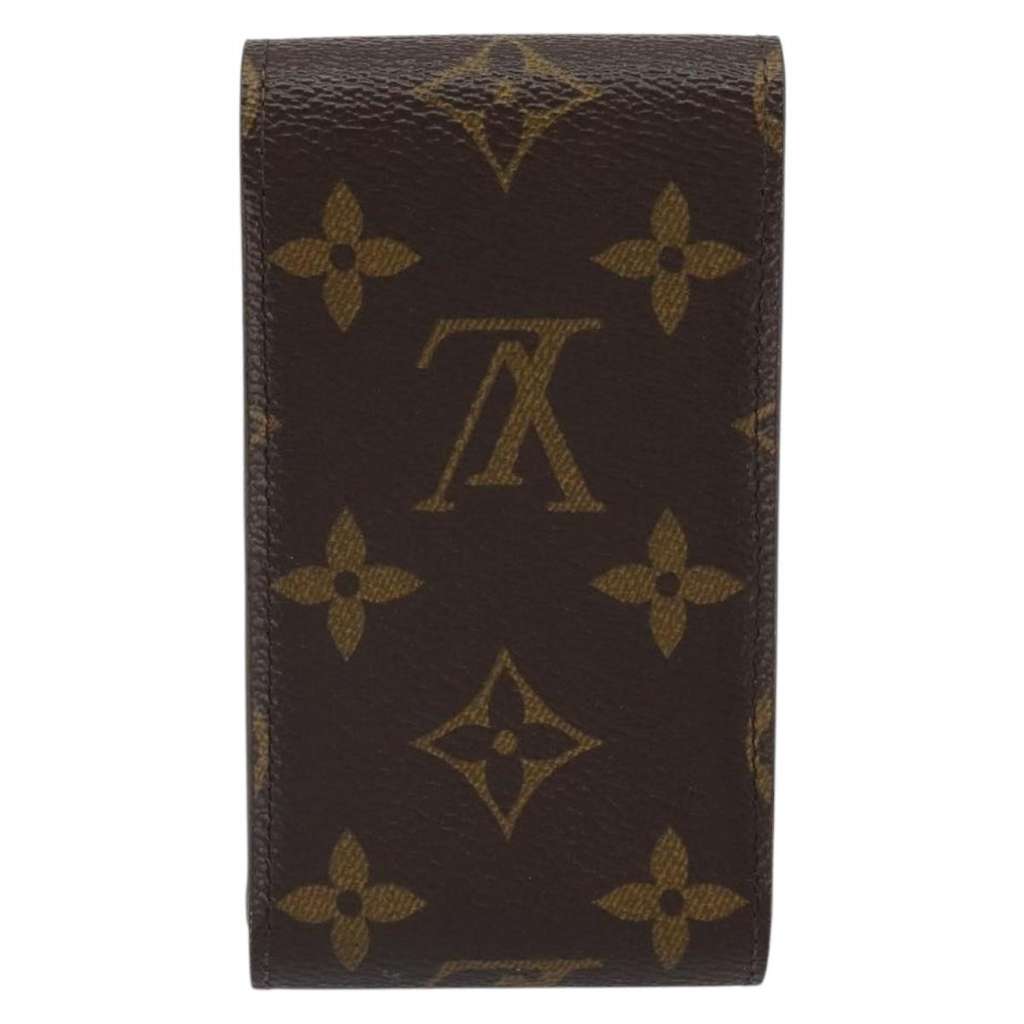 Louis Vuitton Etui Cigarette Case Brown Canvas Good condition - Back View