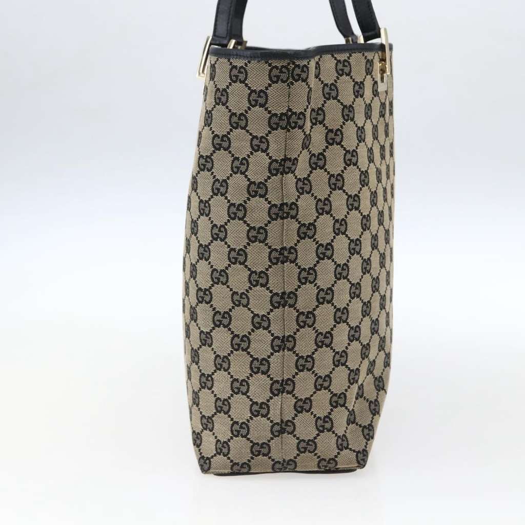 Gucci Vintage Bucket Shopping Tote Beige Canvas Good condition - Inside View