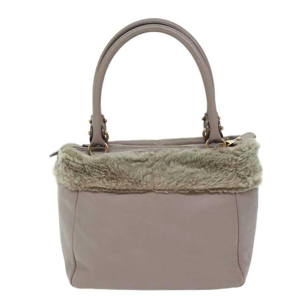 Salvatore Ferragamo Vala Handbag Pink Leather Good condition - Back View