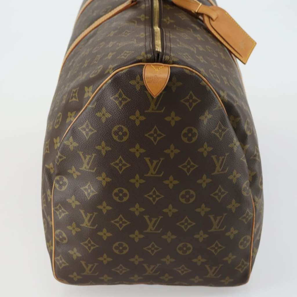 Louis Vuitton Keepall Bag Brown Canvas Good condition - Model View