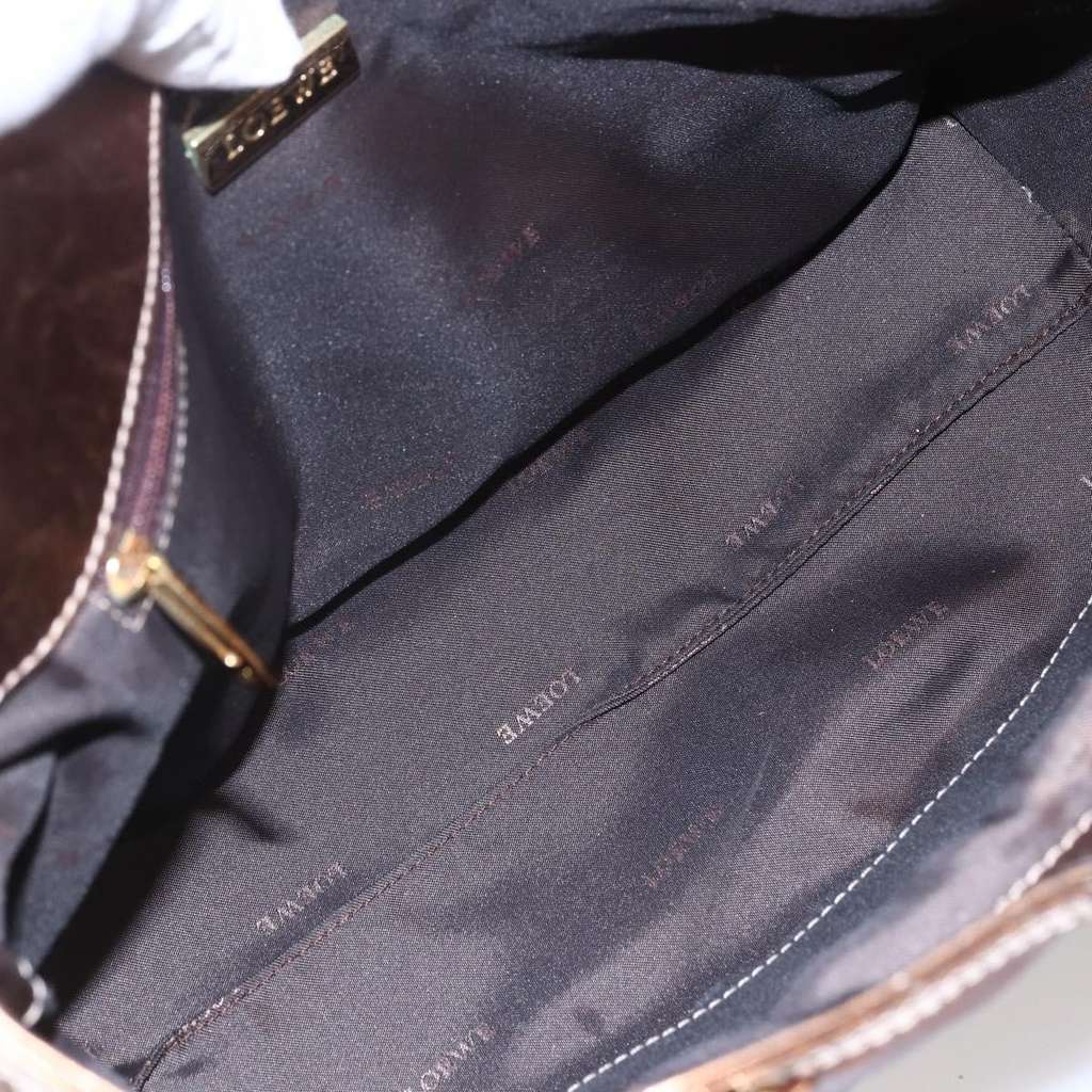 Loewe Vintage Anagram Tote Metallic Leather Good condition - Box View