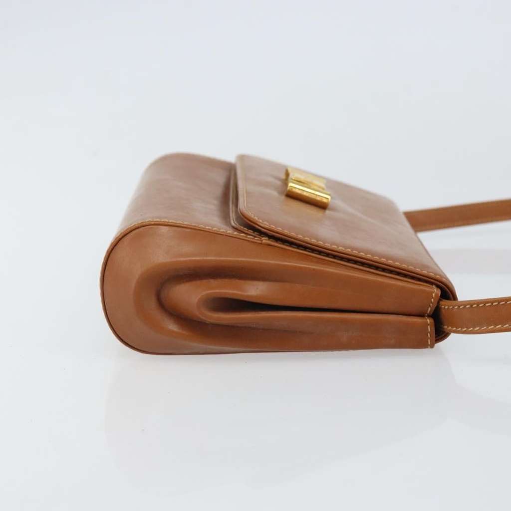 Gucci Vintage Shoulder Bag Brown Leather Good condition - Inside View