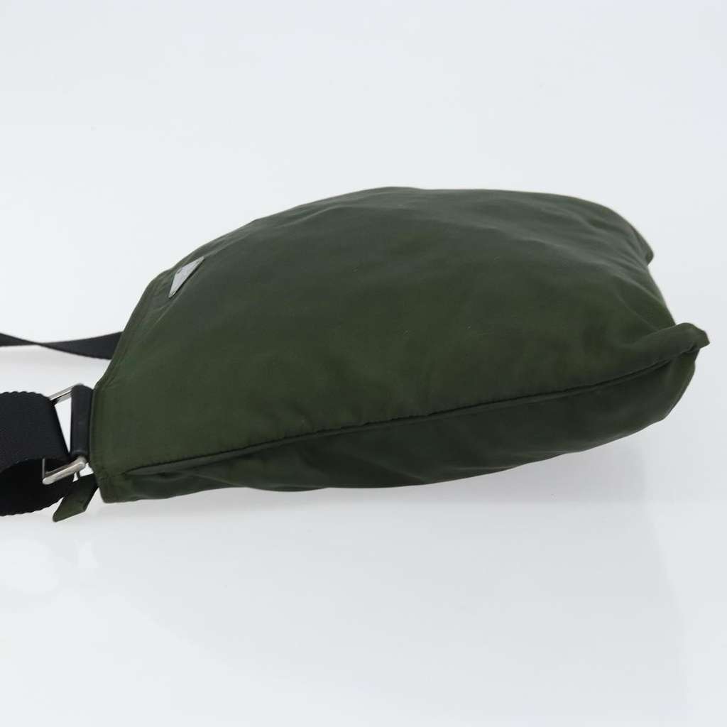 Prada Flat Messenger Bag Khaki Good condition - Model View