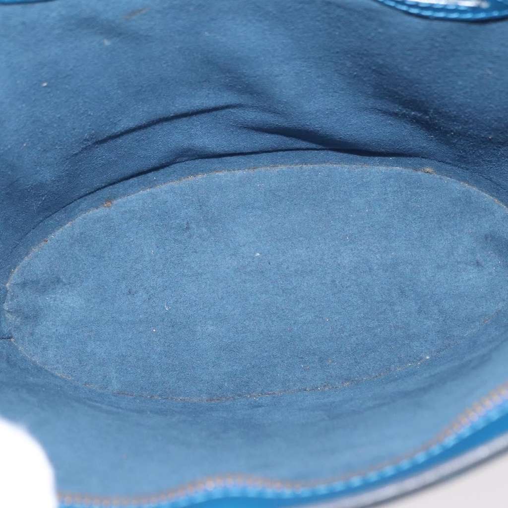 Louis Vuitton Saint Jacques Handbag Blue Leather Good condition - Box View