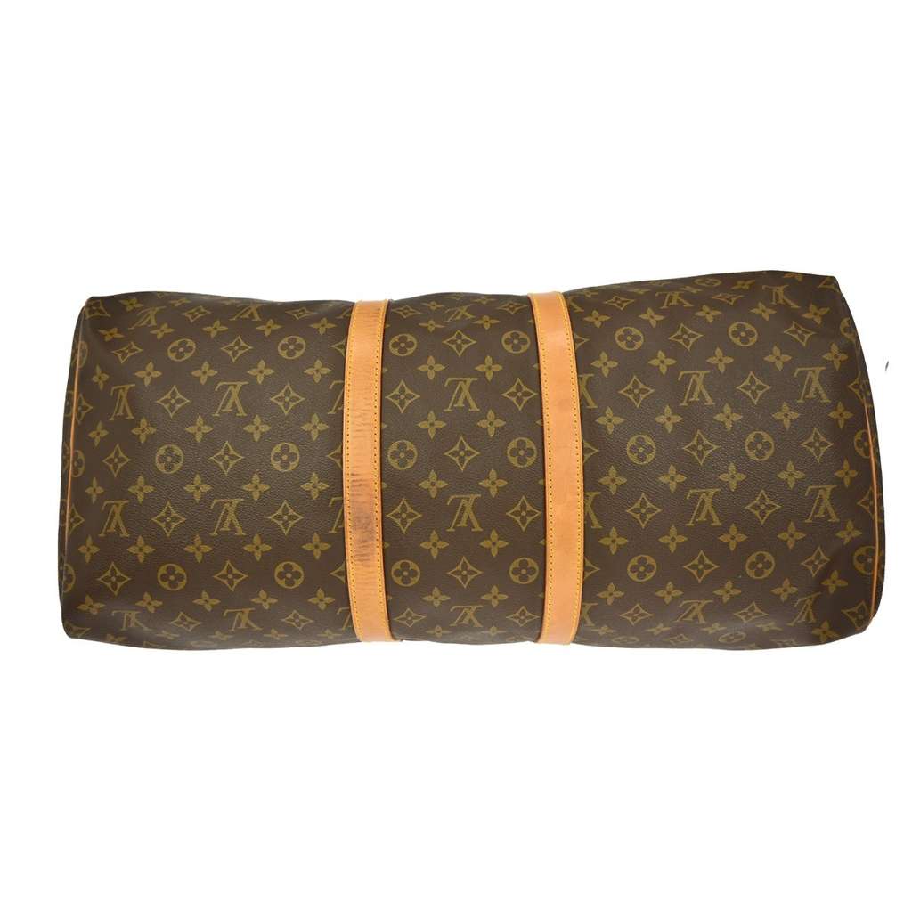 Louis Vuitton Keepall Bag Brown Canvas Good condition - Inside View