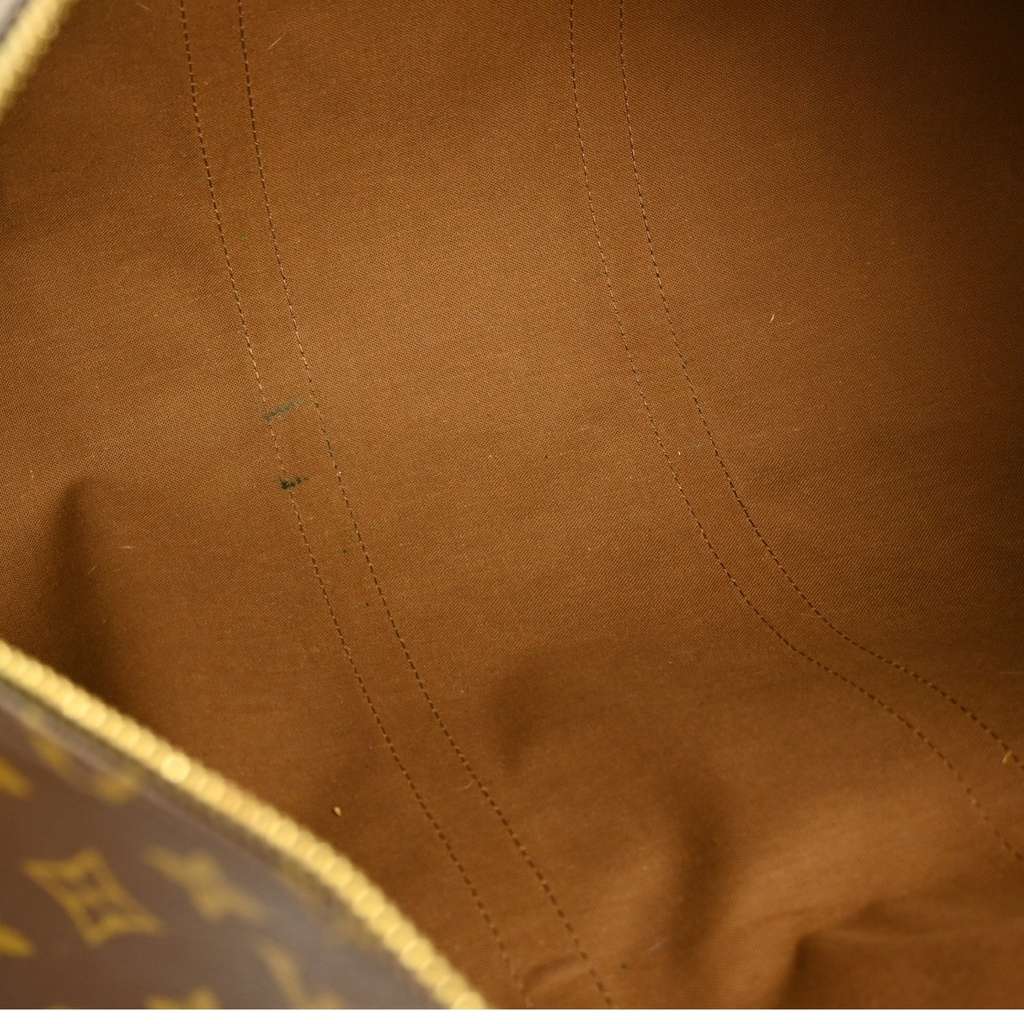 Louis Vuitton Keepall Bag Brown Canvas Good condition - Model View