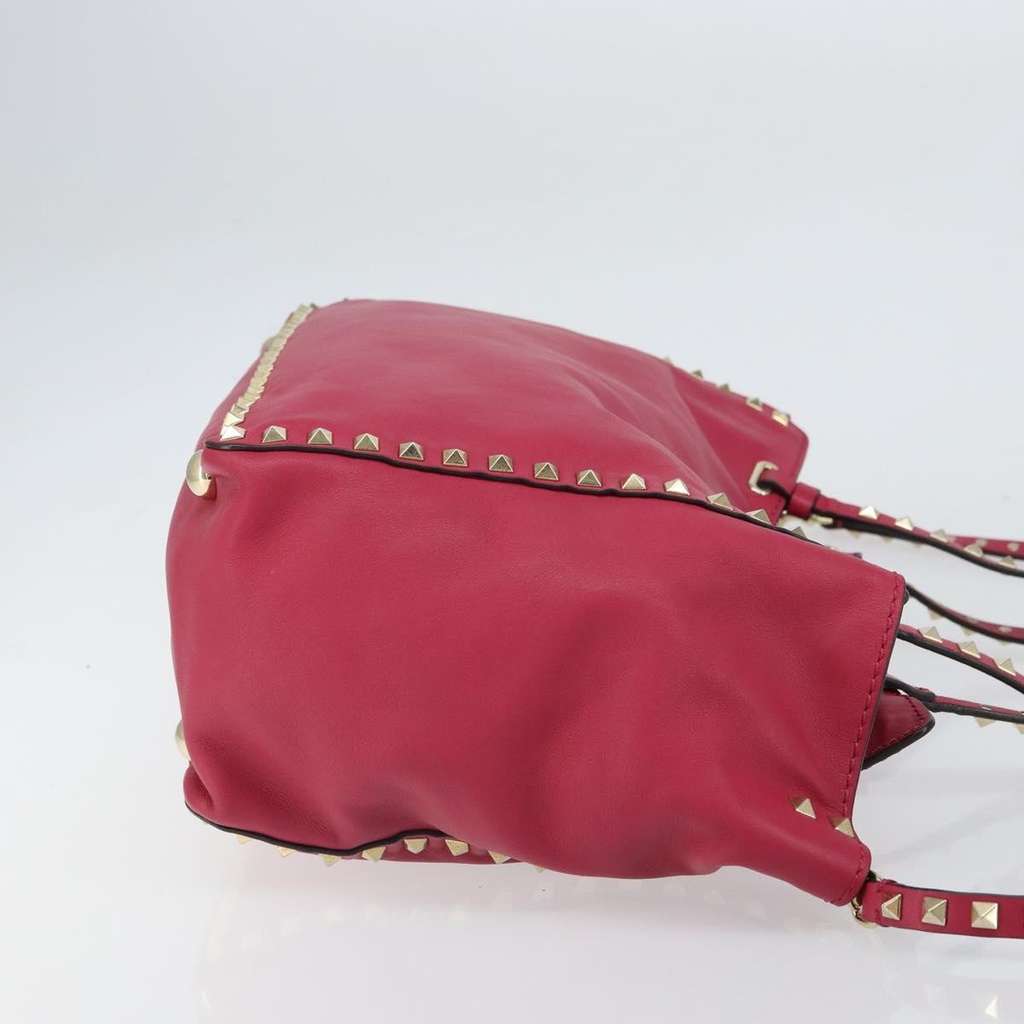 Valentino Garavani Rockstud Tote Pink Leather Good condition - Inside View