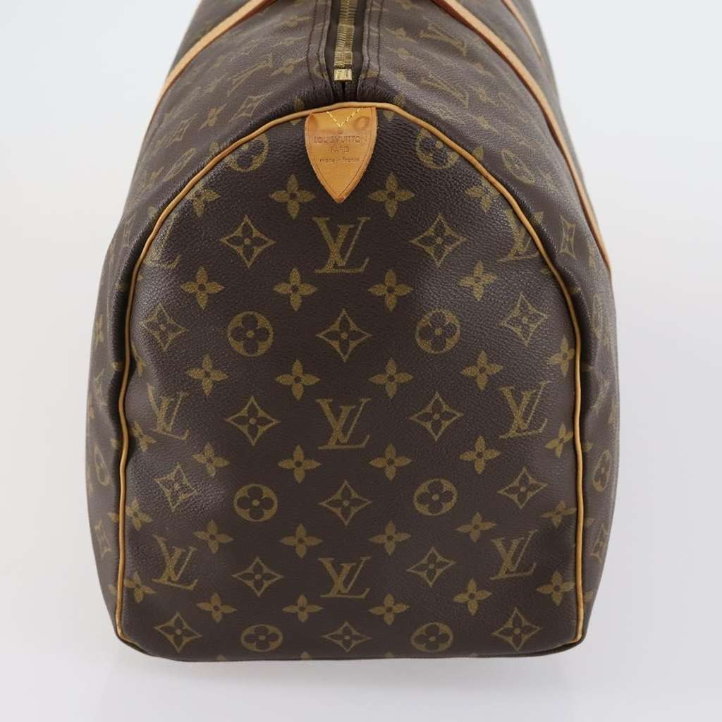 Louis Vuitton Keepall Bag Brown Canvas Good condition - Model View