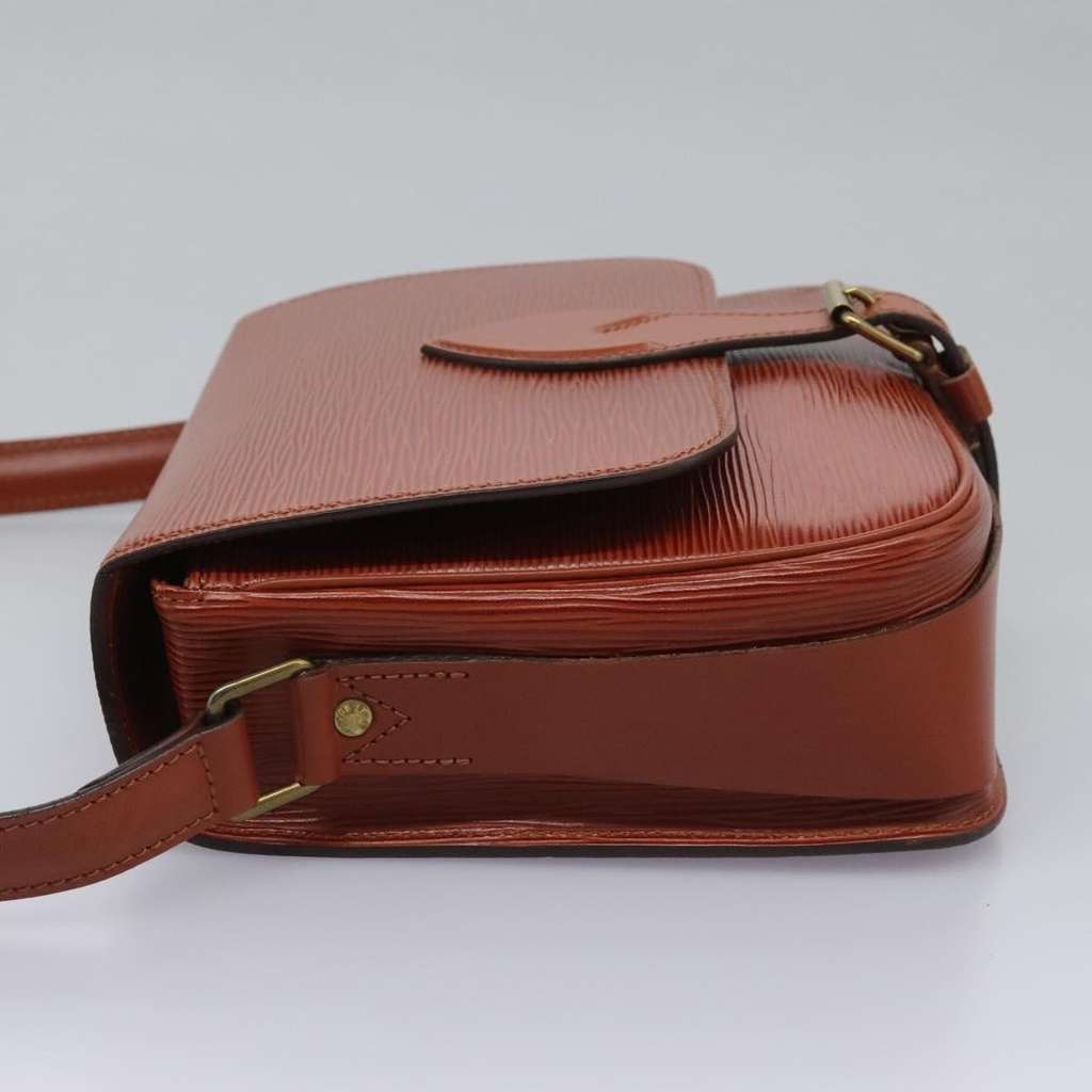 Louis Vuitton Cartouchiere Handbag Brown Leather Good condition - Inside View