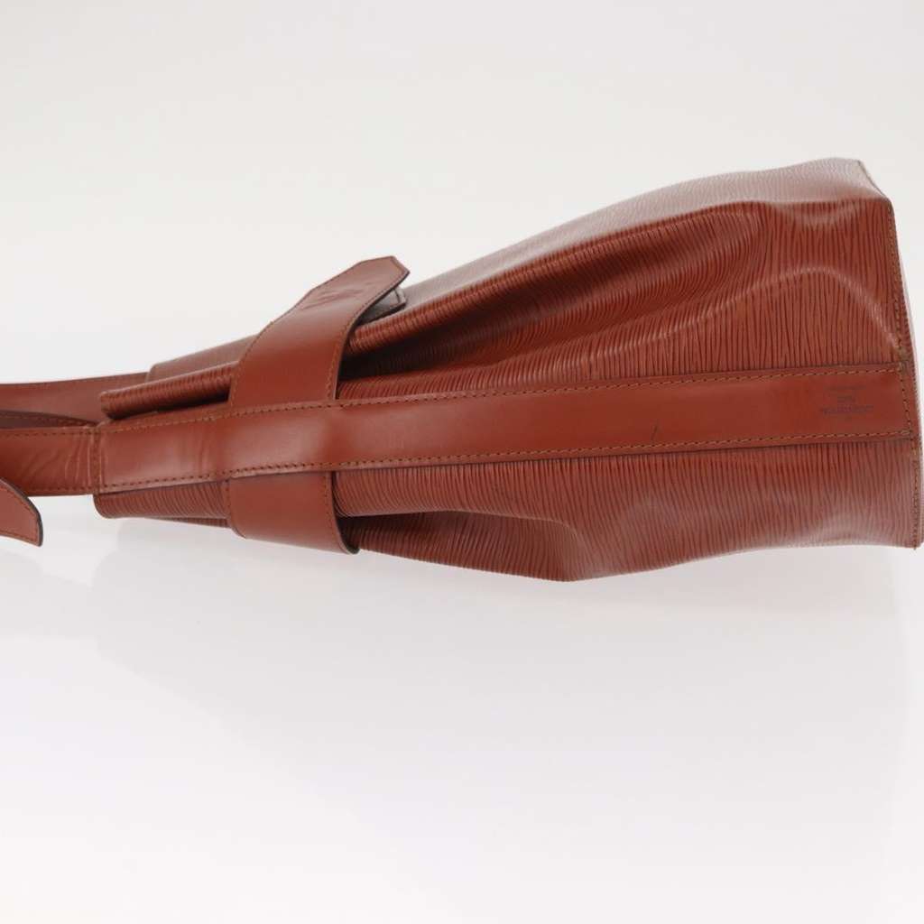 Louis Vuitton Vintage Sac d'Epaule Handbag Brown Leather Good condition - Model View