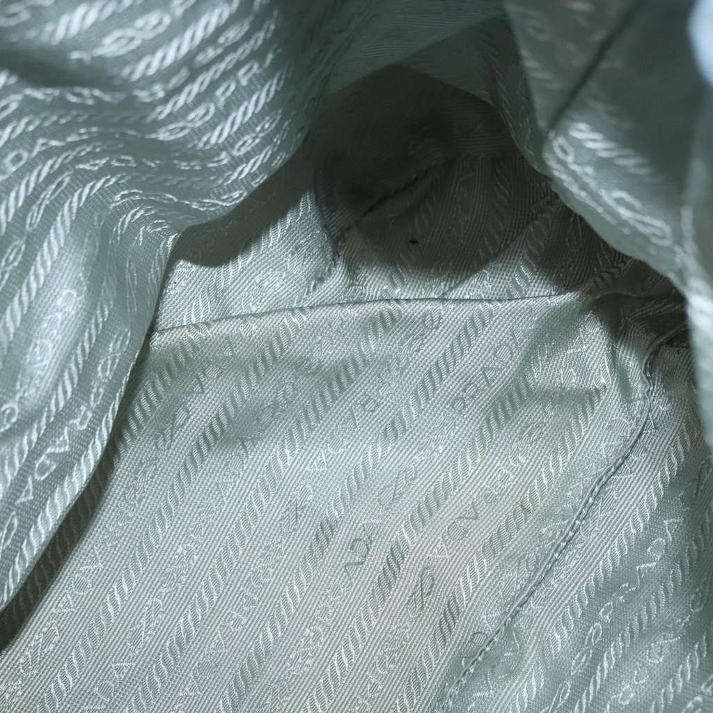 Prada Vela Double Front Pocket Backpack Blue Good condition - Box View