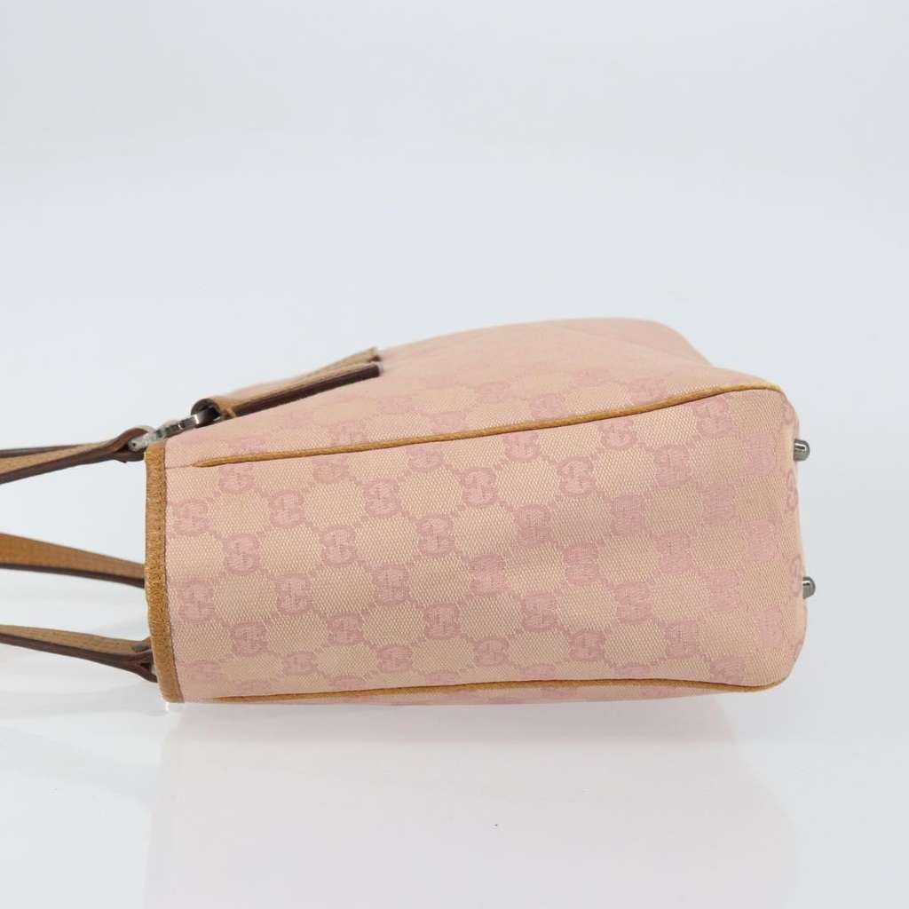 Gucci Vintage Open Tote Pink Canvas Good condition - Model View