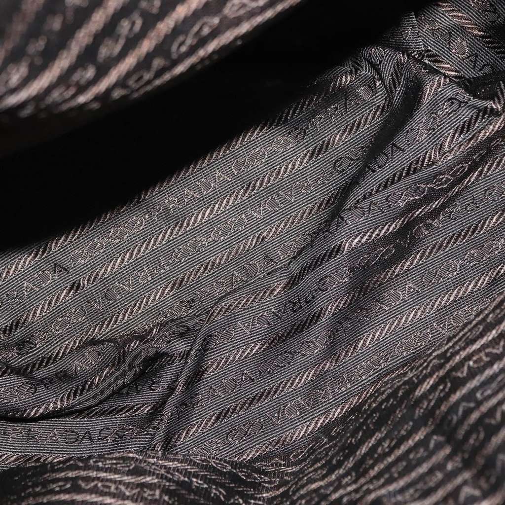 Prada Vela Double Front Pocket Backpack Khaki Good condition - Box View