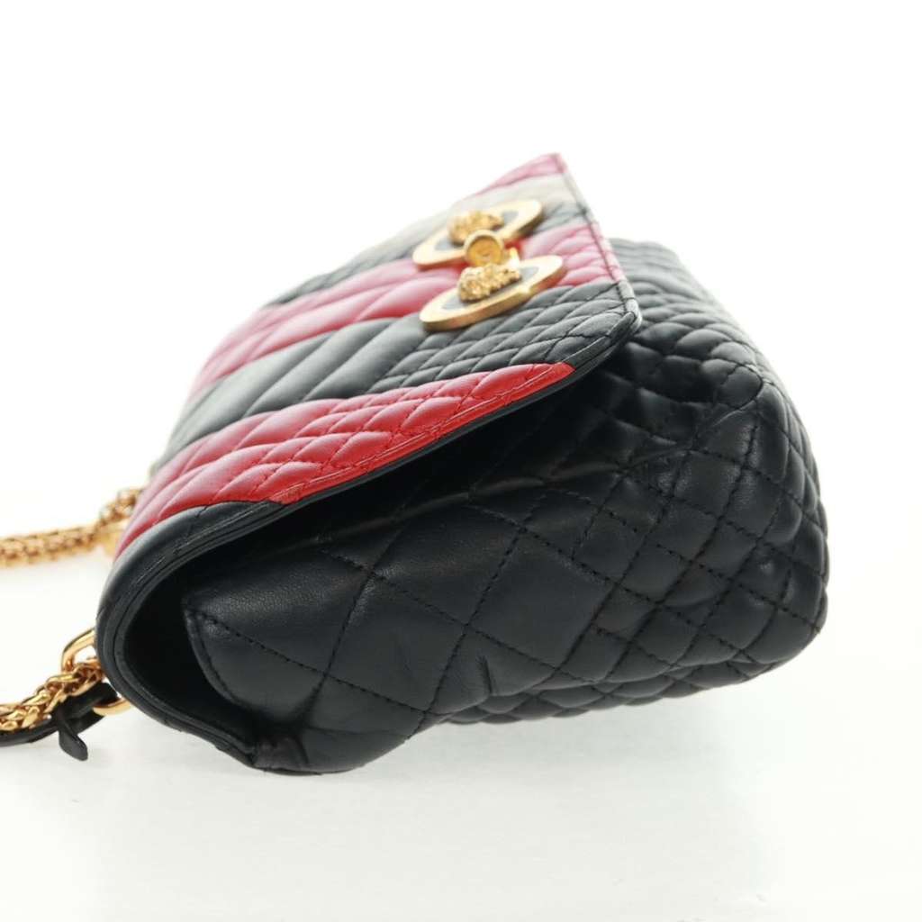 Versace Medusa Padlock Icon Top Handle Bag Black Leather Good condition - Inside View