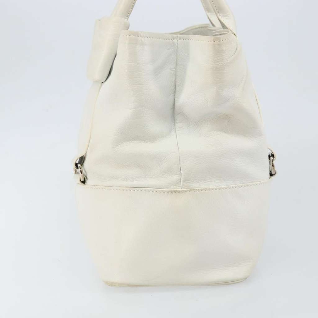 Salvatore Ferragamo Vala tote White Leather Good condition - Inside View