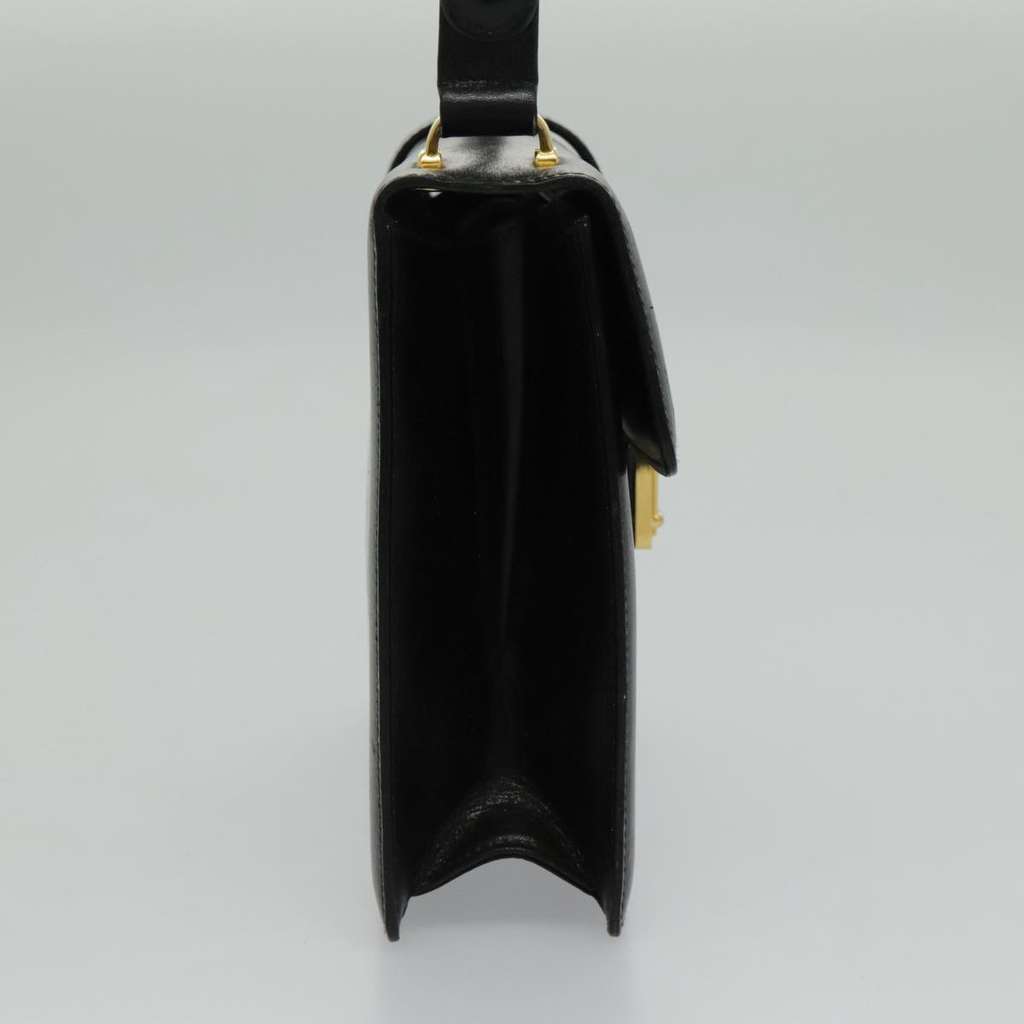 Celine Shoulder Bag Black Leather Good condition - Model View