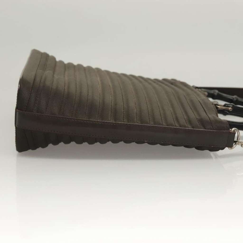 Gucci Vintage Bamboo Handle Bag Brown Good condition - Inside View