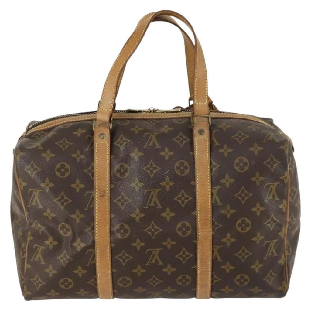 Louis Vuitton Sac Souple Handbag Brown Canvas Fair condition - Back View