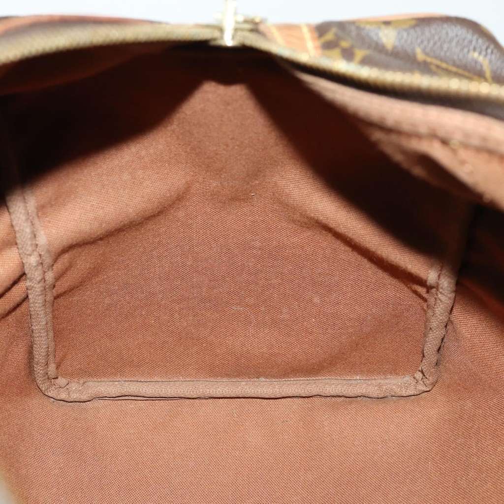 Louis Vuitton Sac Souple Handbag Brown Canvas Fair condition - Box View