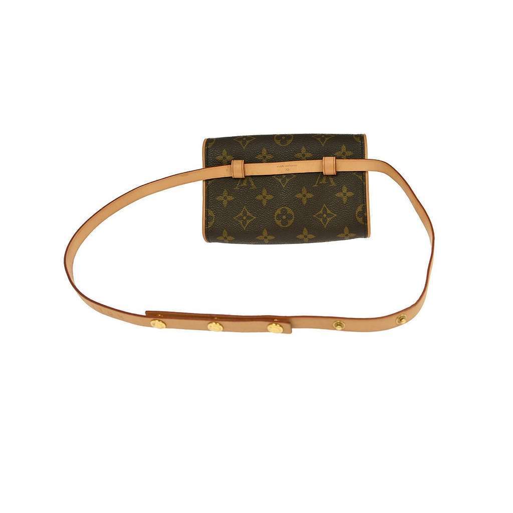 Louis Vuitton Florentine Pochette Brown Canvas Good condition - Back View