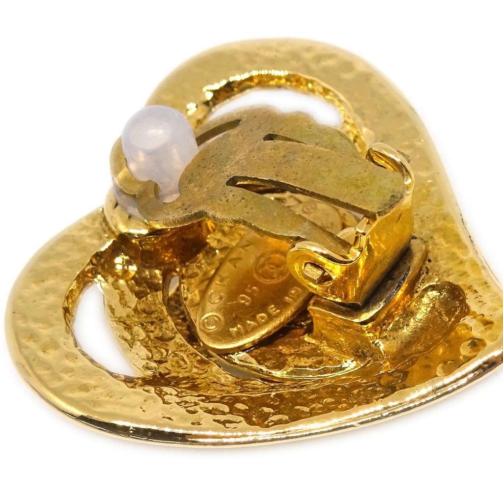 Chanel CC Heart Pendant Gold Good condition - Inside View