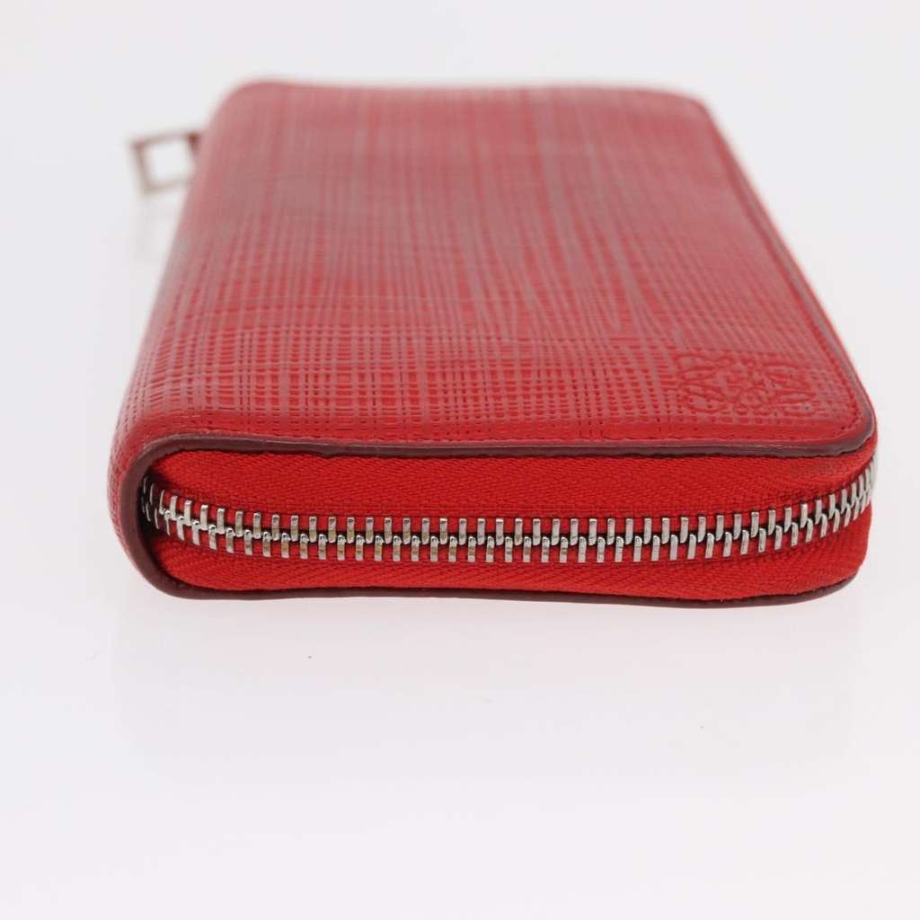 Loewe Anagram Wallet Red Leather Good condition - Inside View