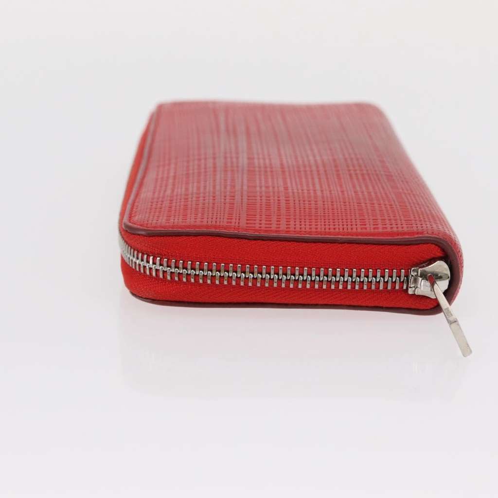 Loewe Anagram Wallet Red Leather Good condition - Model View