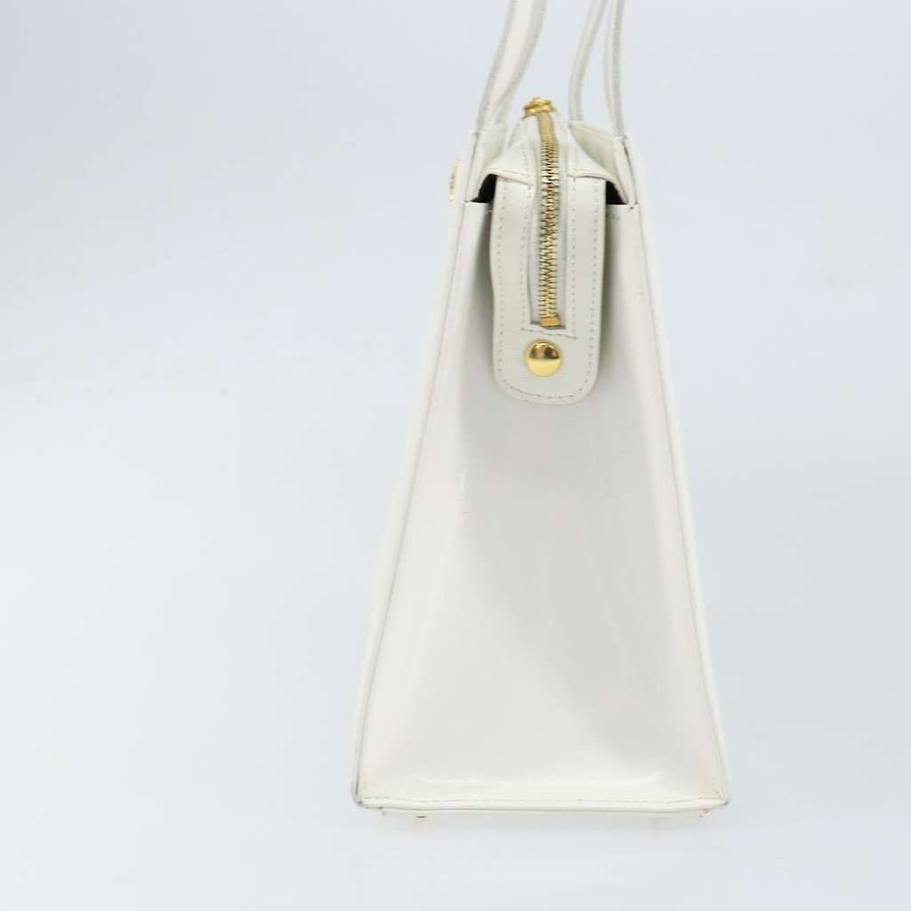 Versace Medusa Shoulder Bag White Leather Good condition - Model View