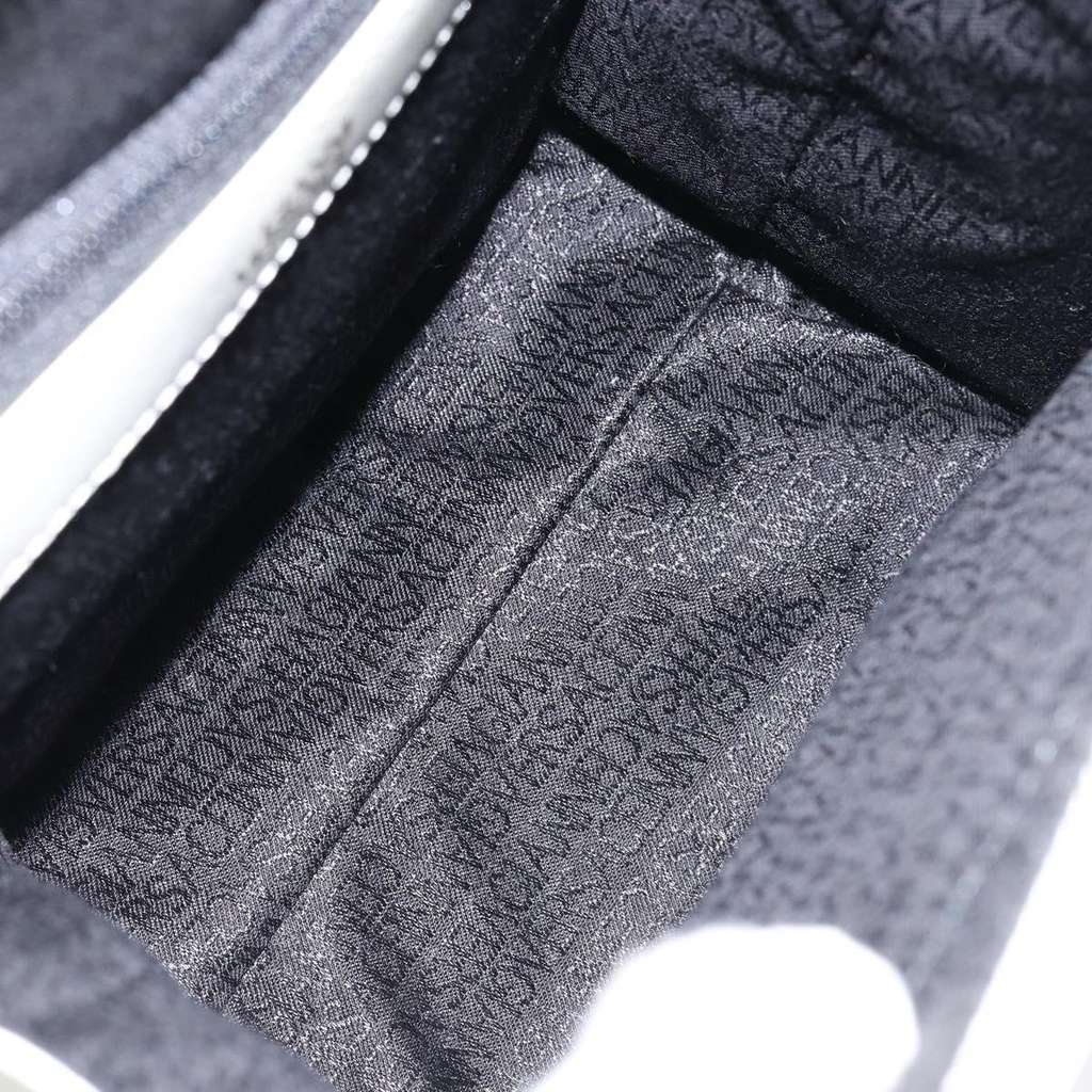 Versace Medusa Shoulder Bag White Leather Good condition - Box View